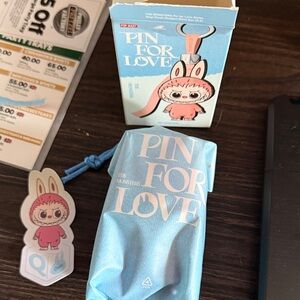 Authentic Pop Mart Pin For Love (Q)